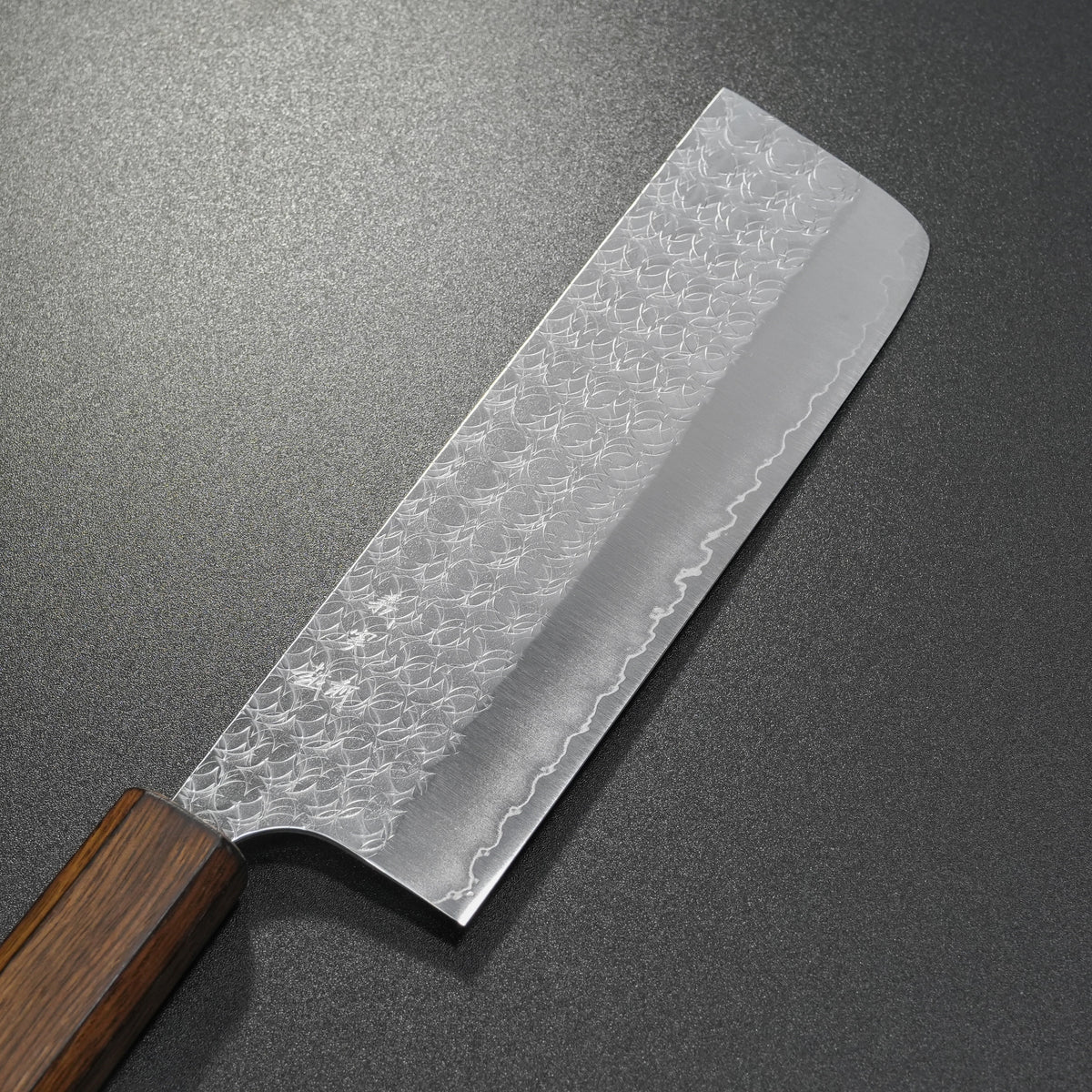 Yoshimi Kato Super Gold 2 Nakiri Knife Seared Oak Minamo – Bay