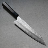 Yoshimi Kato Super Gold 2 Kiritsuke Gyuto Chef Knife 210mm Wenge Buffalo Leopard