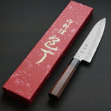 Isshin Hammered 45 Layers Damascus AUS10 Wa Gyuto Chef Knife 180mm