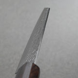 Sakai Takayuki SPG2 Hammered Damascus Wa Kengata Santoku Knife 160mm Rosewood