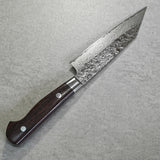 Sakai Takayuki SPG2 Hammered Damascus Kengata Petty Utility Knife 120mm