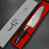 Isshin Damascus VG10 Santoku Knife 165mm