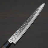 Isshin Hammered 45 Layers Damascus AUS10 Wa Sujihiki Knife 240mm