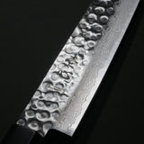 Isshin Hammered 45 Layers Damascus AUS10 Wa Sujihiki Knife 240mm