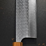 Yoshimi Kato Super Gold 2 Nakiri Knife Oak Minamo