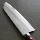 Masutani VG10 Damascus Santoku Knife Sairyu Red