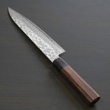 Isshin Hammered 45 Layers Damascus AUS10 Wa Gyuto Chef Knife 180mm