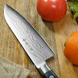 TOJIRO Classic Damascus 37Layered Santoku 170mm F-659
