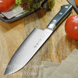 TOJIRO Classic Damascus 37Layered Santoku 170mm F-659