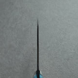 Saji Takeshi SG2 Damascus  Diamond Finish Sujihiki Knife 270mm Blue Turquoise