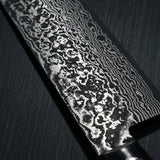 Yoshimi Kato VG10 Black Damascus Bunka Knife 170mm