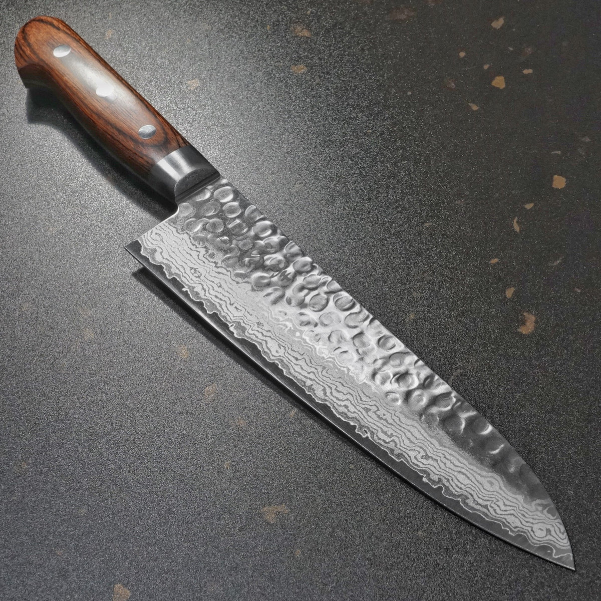 Isshin Hammered 17 Layers Damascus VG10 Paring Knife 80mm – Bay Trade Japan  Knife Store