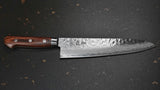 Isshin Hammered 17 Layers Damascus VG10 Chef Knife 210mm