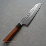Sakai Takayuki SPG2 Hammered Damascus Wa Kengata Gyuto Chef Knife 190mm Rosewood