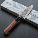 Kanetsune Seki Hammered Finish DSR-1K6 Small Deba Knife 105mm KC-956