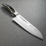 Kanetsune Seki 17 Layers Damascus VG10 Santoku Knife 180mm SANNOIKE