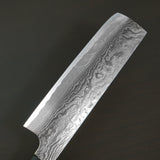 Katayama VG10 Damascus Nakiri Knife 160mm Zelkova