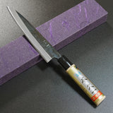 Motokyuichi Shirogami White #2 Kurouchi Petty Knife 150mm