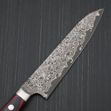 Japanese Yoshimi Kato VG10 Nickel Black Damascus Petty Knife 120mm