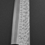 Saji Takeshi SRS13 Hammered Damascus Kiritsuke Gyuto 240mm Ironwood
