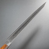 Saji Takeshi SRS13 Hammered Damascus Kiritsuke Gyuto 240mm Ironwood