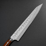 Saji Takeshi SRS13 Hammered Damascus Sujihiki 270mm Ironwood