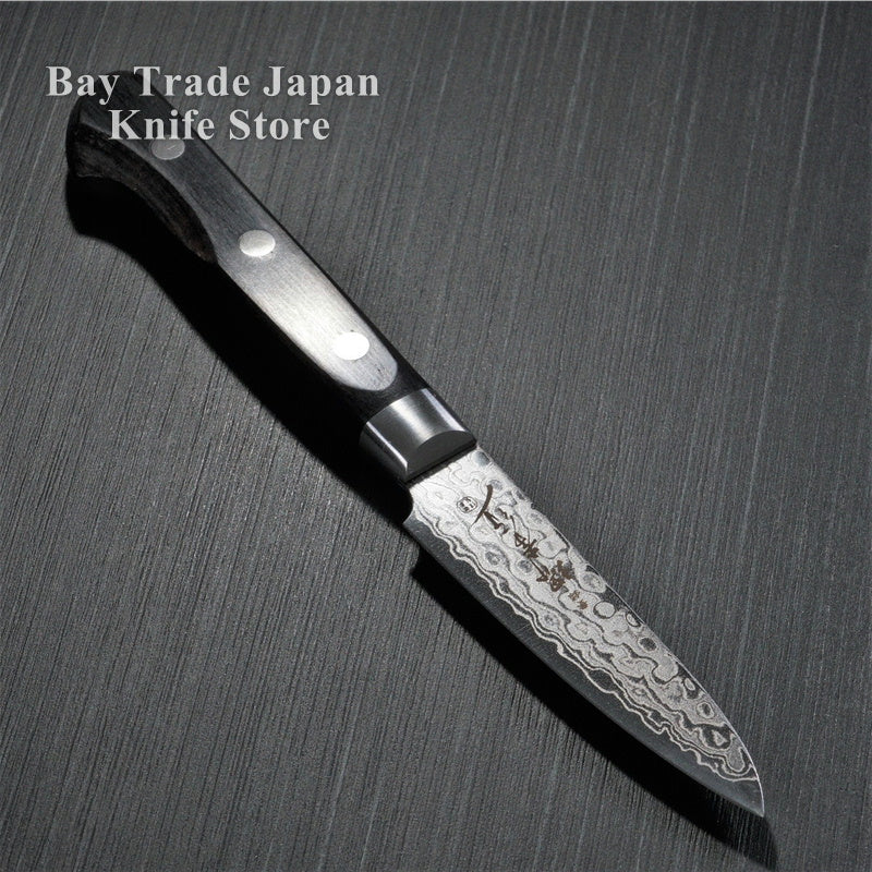 Sakai Takayuki 45-Layer Damascus Mirrored Paring Knife 80mm (3.1)