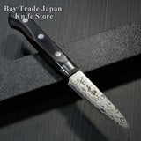 Sakai Takayuki AUS10 45 Layers Mirror Damascus Paring Knife 80mm
