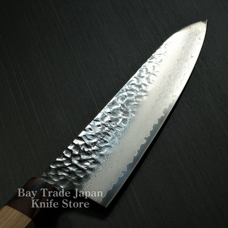 Sakai Takayuki 33-Layer Damascus Hammered VG10 Wa Gyuto Knife 210mm