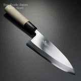 Yoshihiro Jyosaku Shirogami White Steel #2 Deba Knife 165mm