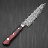 Japanese Yoshimi Kato VG10 Nickel Black Damascus Petty Knife 120mm