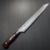 Sakai Takayuki Hammered 33 Layers Damascus VG10 Kengata Yanagiba Knife 270mm