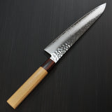 Sakai Takayuki Hammered 33 Layers Damascus VG10 Wa Gyuto Chef Knife 210mm