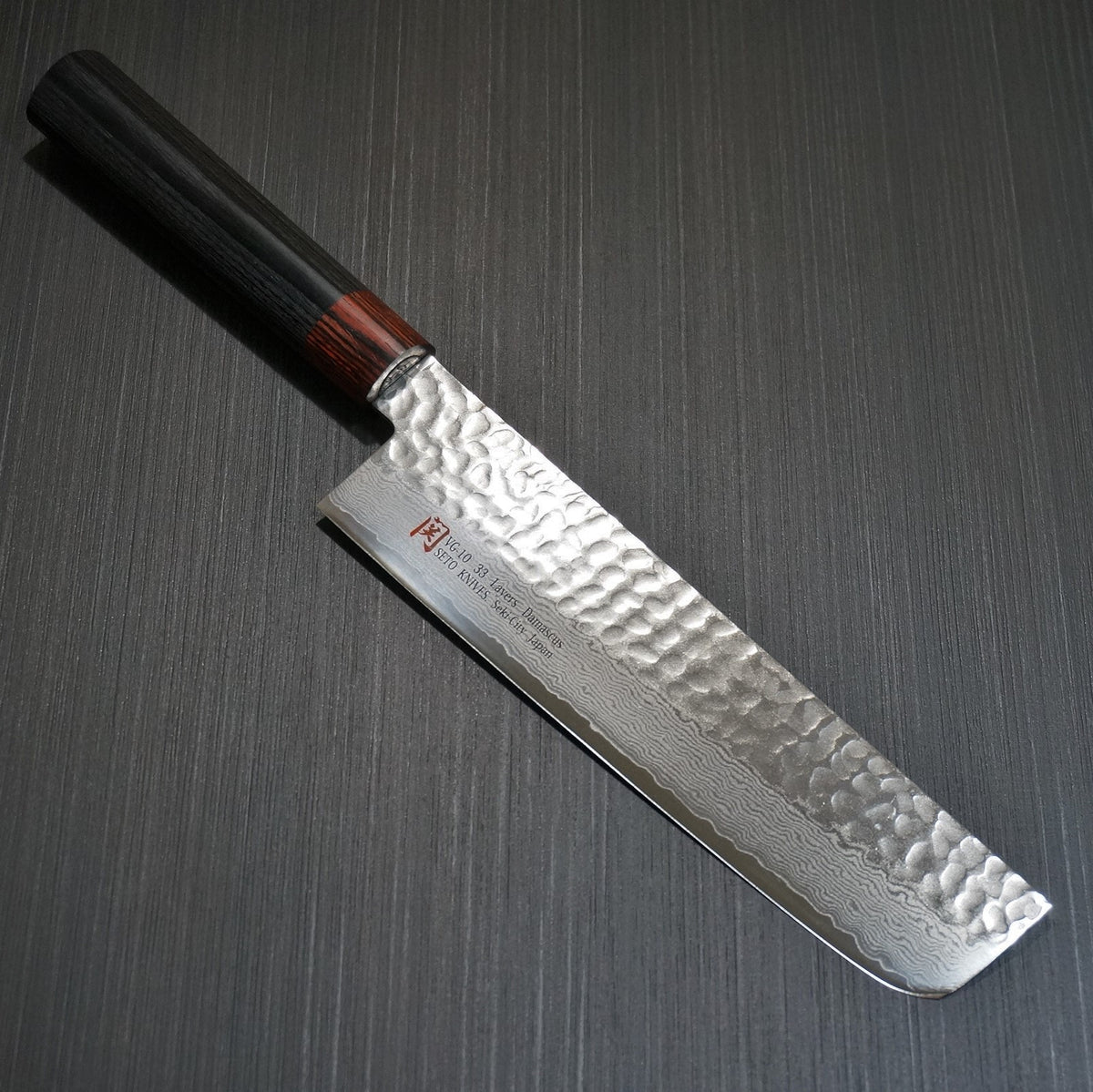 SETO Hammered 33 Layers Nickel Damascus VG10 Chef's Knife Gyuto 210mm – Bay  Trade Japan Knife Store