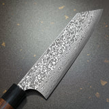 Kato VG10 Black Damascus Bunka Knife Rosewood