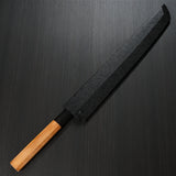 SAKAI TAKAYUKI AOGAMI 2 HOMURA GENBU SAKIMARU-YANAGIBA KNIFE 300MM