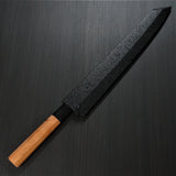 SAKAI TAKAYUKI AOGAMI 2 HOMURA HIEN KENGATA-YANAGIBA KNIFE 300MM