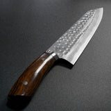 Saji Takeshi SRS13 Hammered Damascus Kiritsuke Gyuto 240mm Ironwood