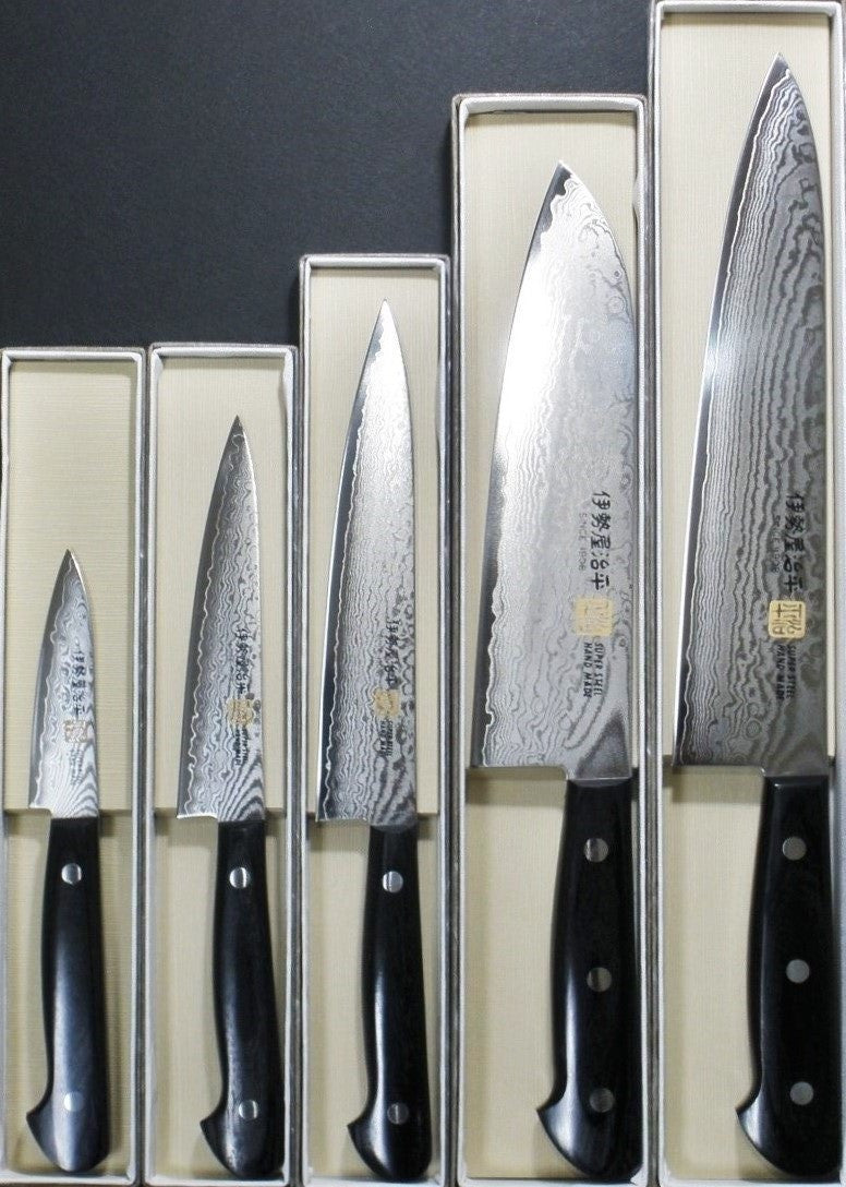 Complete Damascus Knife Set