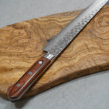 Isshin Hammered 17 Layers Damascus VG10 Sujihiki Knife 240mm