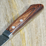 Masutani VG10 Hammered Damascus Santoku Knife 170mm Kokuryu
