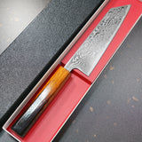 Isshin Damascus AUS10 Bunka Knife 170mm