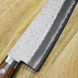 Masutani VG10 Hammered Damascus Santoku Knife 170mm Kokuryu