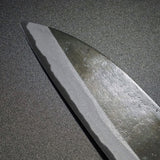 Motokyuichi Aogami Blue Steel Kurouchi Santoku Knife