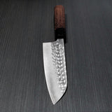 Kato Yoshimi Hammered Super Gold 2 SG2 Santoku Knife Honduras Rosewood