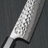 Kato Yoshimi Hammered Super Gold 2 SG2 Santoku Knife Honduras Rosewood