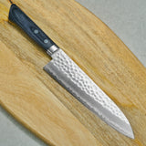 Masutani VG10 Hammered Damascus Gyuto Chef Knife 180mm Blue Kokuryu
