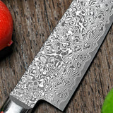 Japanese Yoshimi Kato VG10 Nickel Black Damascus Petty Knife 120mm