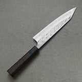 Yoshimi Kato Super Gold 2 Kiritsuke Gyuto Chef Knife 210mm Wenge Buffalo Leopard