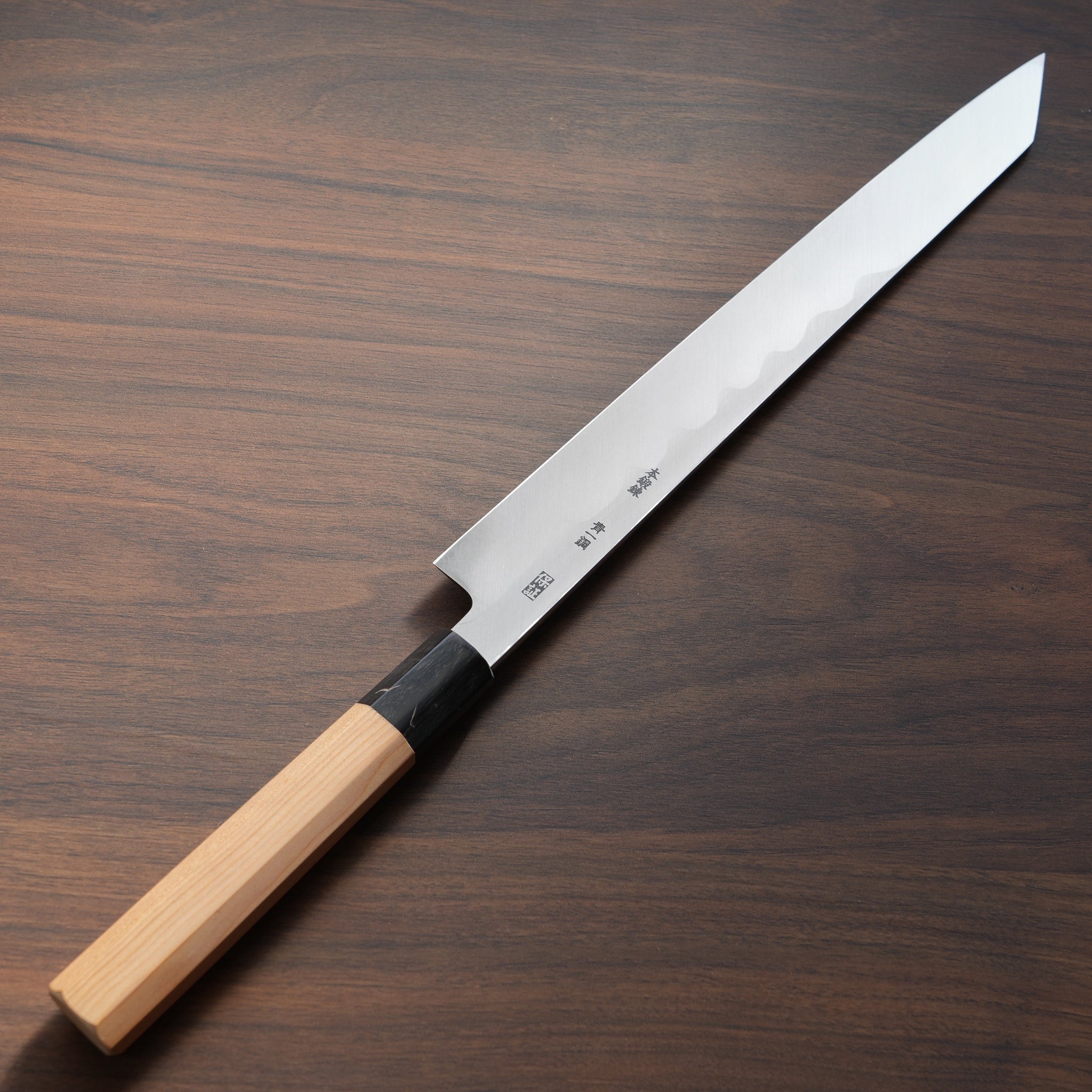 Satoshi Nakagawa Yoshihiro Ao Namiuchi Blue #1 Kiritsuke Yanagiba